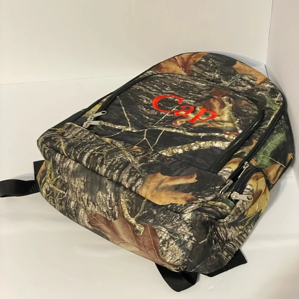 Camouflage Unisex Backpack hunting school Size 18”x 14”x5”